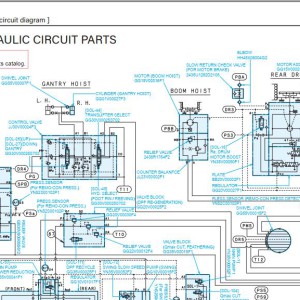 Kobelco CKE900G-3 Electric and Hydraulic Circuit Diagram