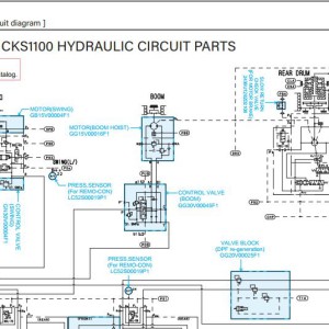 Kobelco CKS1100 Electric and Hydraulic Circuit Diagram