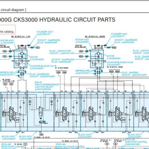 Kobelco CKS3000 Electric and Hydraulic Circuit Diagram