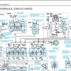 Kobelco CKS600 Electric and Hydraulic Circuit Diagram