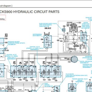Kobelco CKS900 Electric and Hydraulic Circuit Diagram