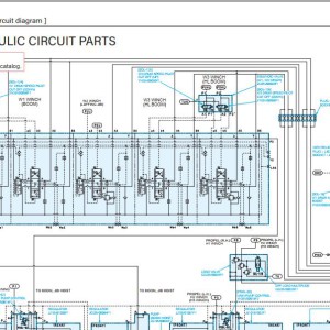 Kobelco SL6000 Electric and Hydraulic Circuit Diagram