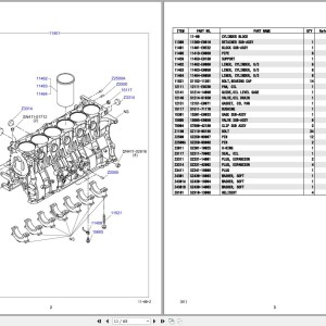 Kobelco CKS600 Parts Catalog S3FP04201ZO04