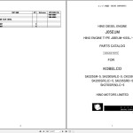 Kobelco SK235SR(LC)-5 SK235SRD(LC)-5 Parts Catalog S3YF00027ZJ
