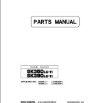 Kobelco SK350LC-11 SK390LC-11 Parts Manual S3LC00070ZE02