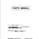 Kobelco SK380XDLC-10 Parts Manual S3LCT0007ZE11
