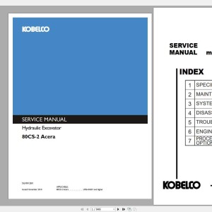 Kobelco 80CS-2 Acera Service Manual S5LF0012601