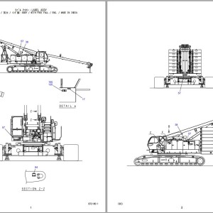 Kobelco CKE2500-2 Parts Catalog S3JD20005ZO