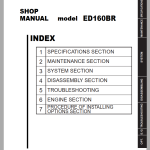 Kobelco ED160BR Shop Manual S5LH0002E01