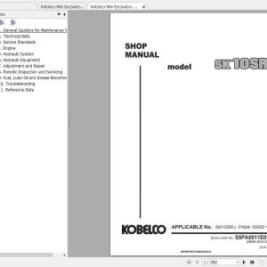 Kobelco SK10SR-3 Shop Manual