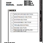 Kobelco SK130-8 130LC-8 140LC-8 Shop Manual S5YP0001E02