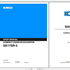 Kobelco SK17SR-3 Shop Manual S5PU0002E02