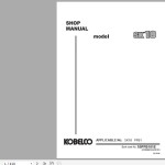 Kobelco SK18 Shop Manual S5PFB101E