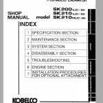 Kobelco SK200LC-6E SK210LC-6E SK210NLC-6E Shop Manual S5YN0014E