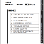 Kobelco SK210LC-9 Shop Manual S5YN0046E04