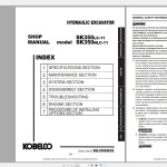 Kobelco SK350LC-11 SK350NLC-11 Shop Manual S5LC0063E02