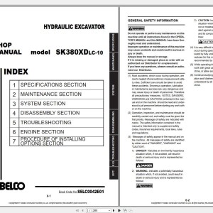 Kobelco SK380XDLC-10 Shop Manual S5LC0042E01