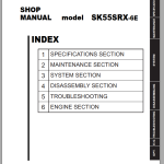 Kobelco SK55SRX-6E Shop Manual S5PS0031E01