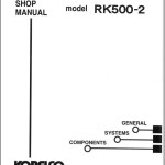 Kobelco RK500-2 Shop Manual and Schematics S5ET00012ZE01