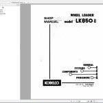 Kobelco Wheel Loader 877 MB PDF Shop Manual & Operator Manual