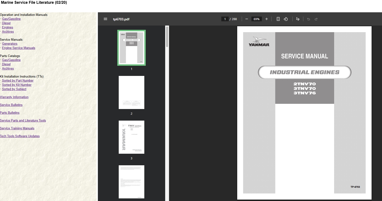 Kohler Marine Service File Literature 2020 (2)