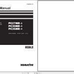 Komatsu PC27MR-3 PC30MR-3 PC35MR-3 Shop Manual SEN04063-C8