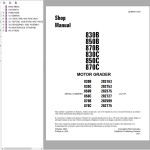 Komatsu 830B 850B 870B 830C 850C 870C Shop Manual CEBD011200