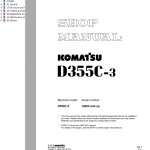Komatsu D355C-3 Shop Manual SEBM029903