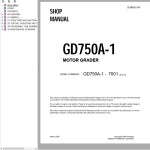 Komatsu GD750A-1 Shop Manual CEBD002104