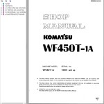 Komatsu WF450T-1A Shop Manual SEBM041K0101