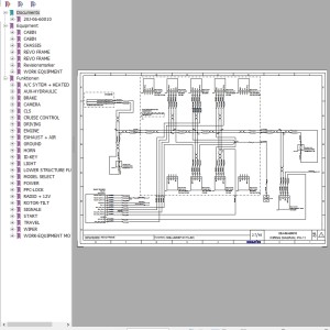 Komatsu PW148-11 PW160-11 PW180-11 Wiring Diagram VENBM68001