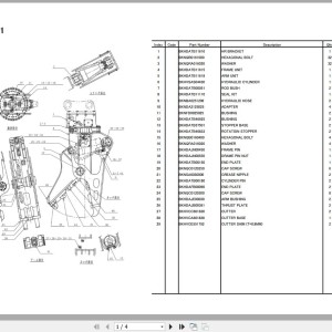 Komatsu JARC250FH-1 Parts Book FEN02961-00