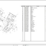 Komatsu JASC200F-1 Parts Book FEN02995-00