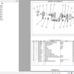 Komatsu JGXR 10 15 20 30 40 50 60 80 120-1 Mount Box Bracket Parts Book FEN02634-03