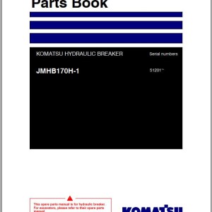 Komatsu JMHB170H-1 Parts Book FEN04367-03