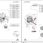 Komatsu JMHB230V-1 Parts Book FEN04374-04