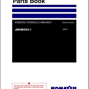 Komatsu JMHB45H-1 Parts Book FEN04361-03