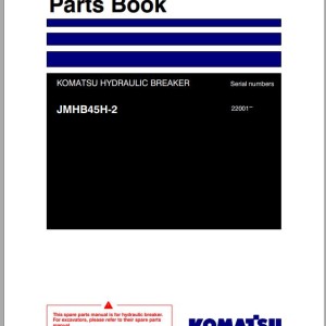 Komatsu JMHB45H-2 Parts Book FEN05259-00