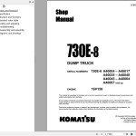 Komatsu 730E-8 Shop Manual CEBM032405