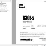 Komatsu 830E-5 Shop Manual CEBM032109