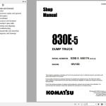 Komatsu 830E-5 Shop Manual CEBM036800