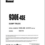 Komatsu 930E-4SE Operation & Maintenance Manual CEAW007015