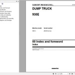 Komatsu 930E-5 Shop Manual CEBM038100