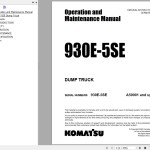 Komatsu 930E-5SE Operation & Maintenance Manual CEAM036100