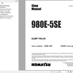 Komatsu 980E-5SE Shop Manual CEBM037601
