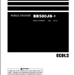 Komatsu BR580JG-1 Operation & Maintenance Manual TEN00475-02