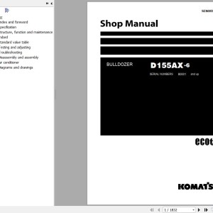 Komatsu D155AX-6 Shop Manual SEN00596-29