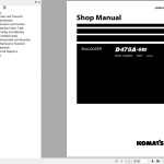 Komatsu D475A-8E0 Shop Manual SEN06781-07