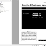 Komatsu D51EX-24 D51PX-24 Operation & Maintenance Manual TEN01044-03