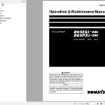Komatsu D65EXI-18E0 D65PXI-18E0 Operation & Maintenance Manual PEN01934-00